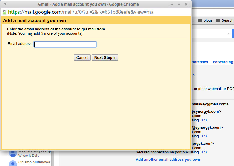 Gmail Enter Email Address