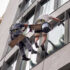 Risk-taking Suspended Window Cleaners