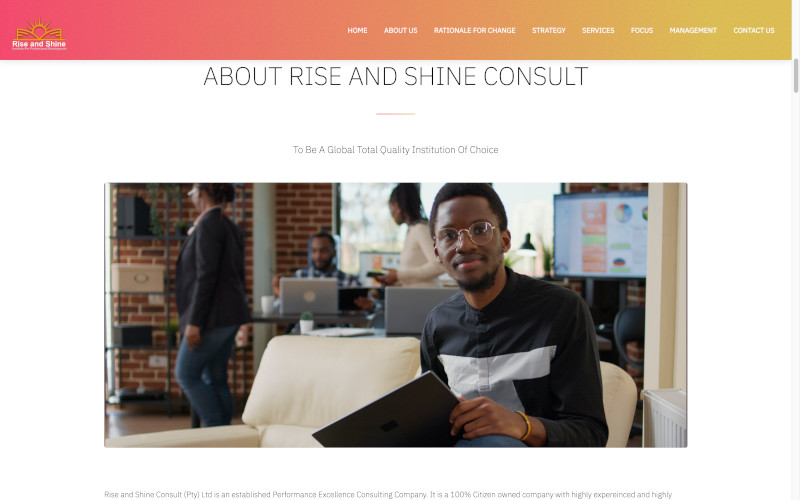 About Rise and Shine Consult