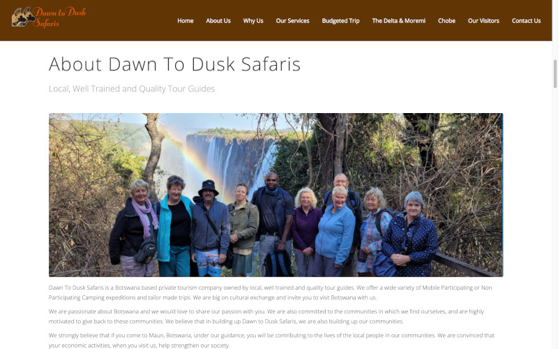 About Dawn To Dusk Safaris