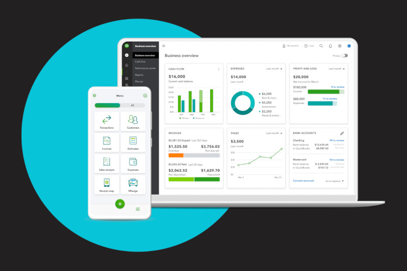 QuickBooks Online Web and Mobile App