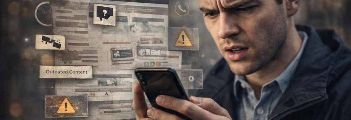 Frustration with a broken website