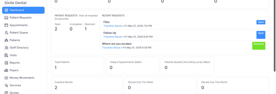 practicehub dashboard