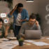 Co-workers overwhelmed at work in the office